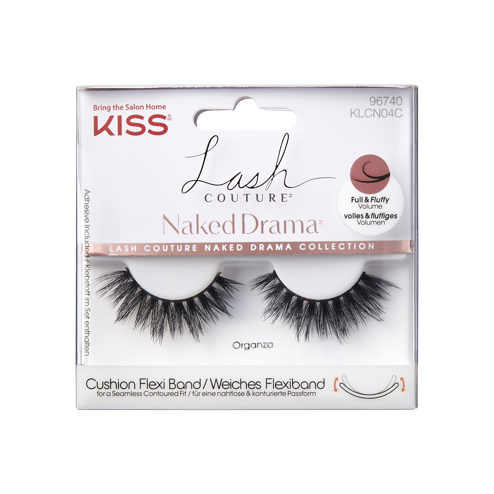 Kiss Lash Couture Naked Drama Collection Organza Hudprodukter No