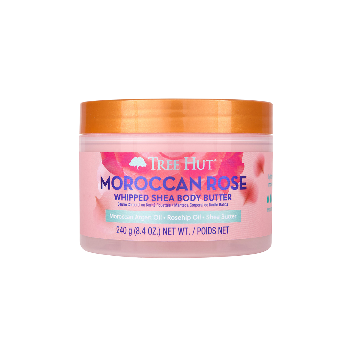 Tree Hut Whipped Shea Body Butter Moroccan Rose 240g