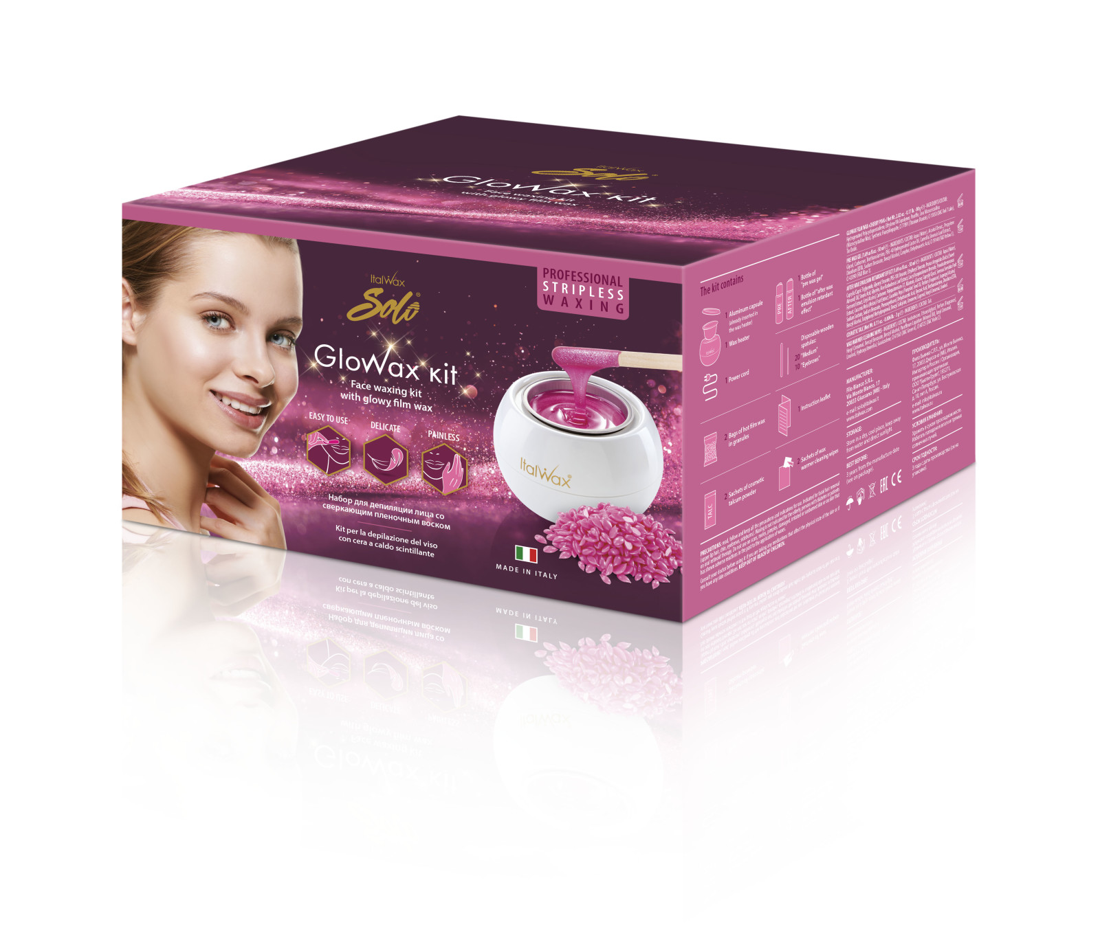ItalWax Glowax Voks Hjemmekit  Hårfjerning