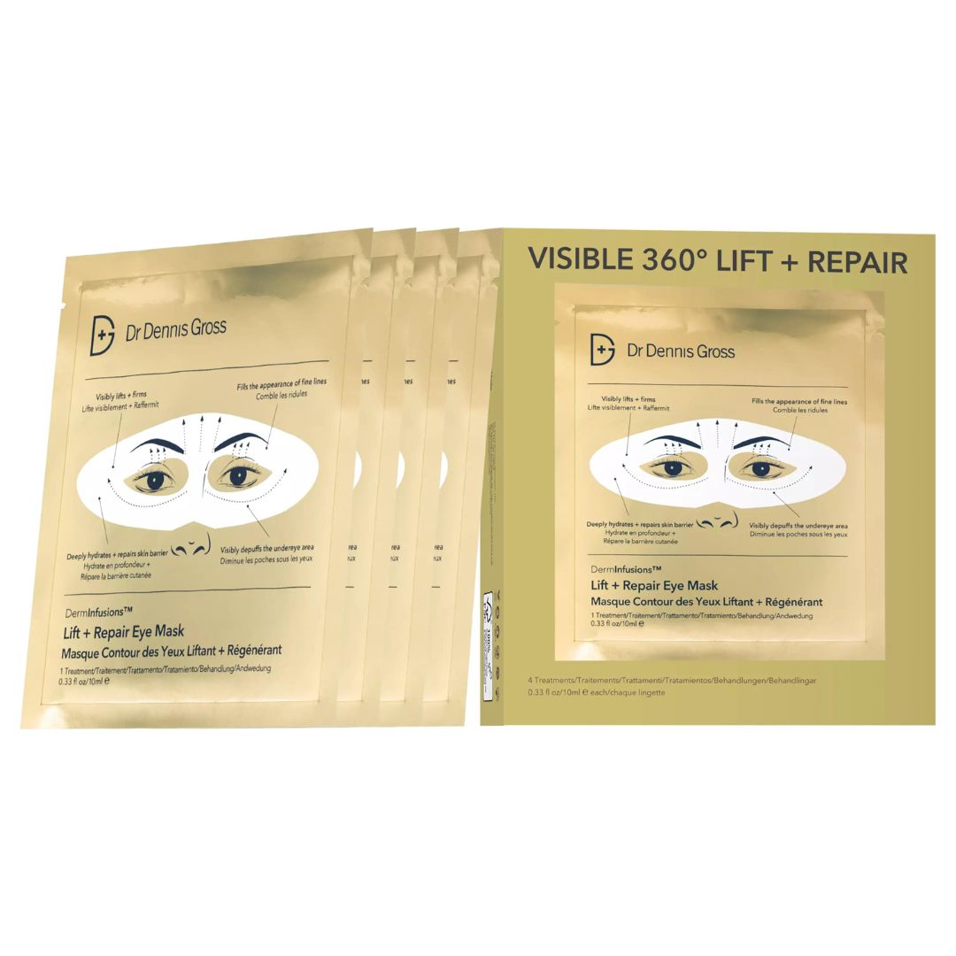 Dr Dennis Gross Derminfusion Fill + Repair Eye Mask 4 stk