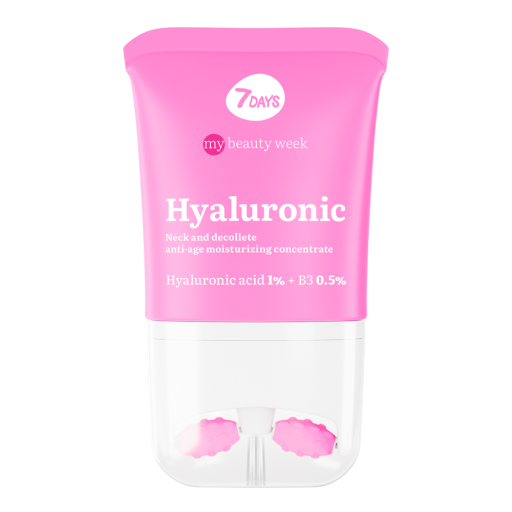 7DAYS MY BEAUTY WEEK Hyaluronic Neck And Decollete Anti-age Moisturizing Concentrate Hyaluronic Acid 1% + B3 O,5%- 80 ml