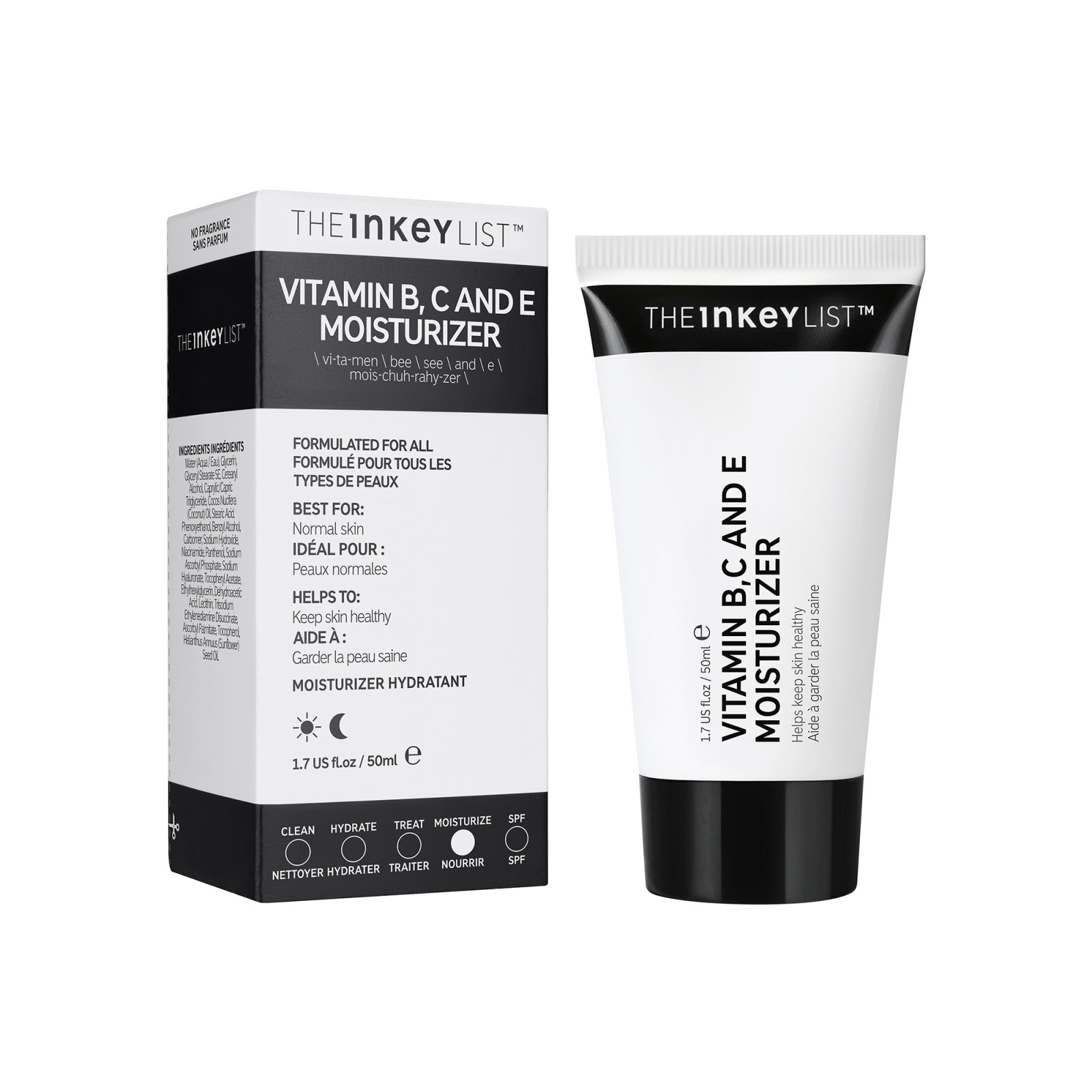 The Inkey List Inkey Vitamin B,C and E Moisturizer 50ml