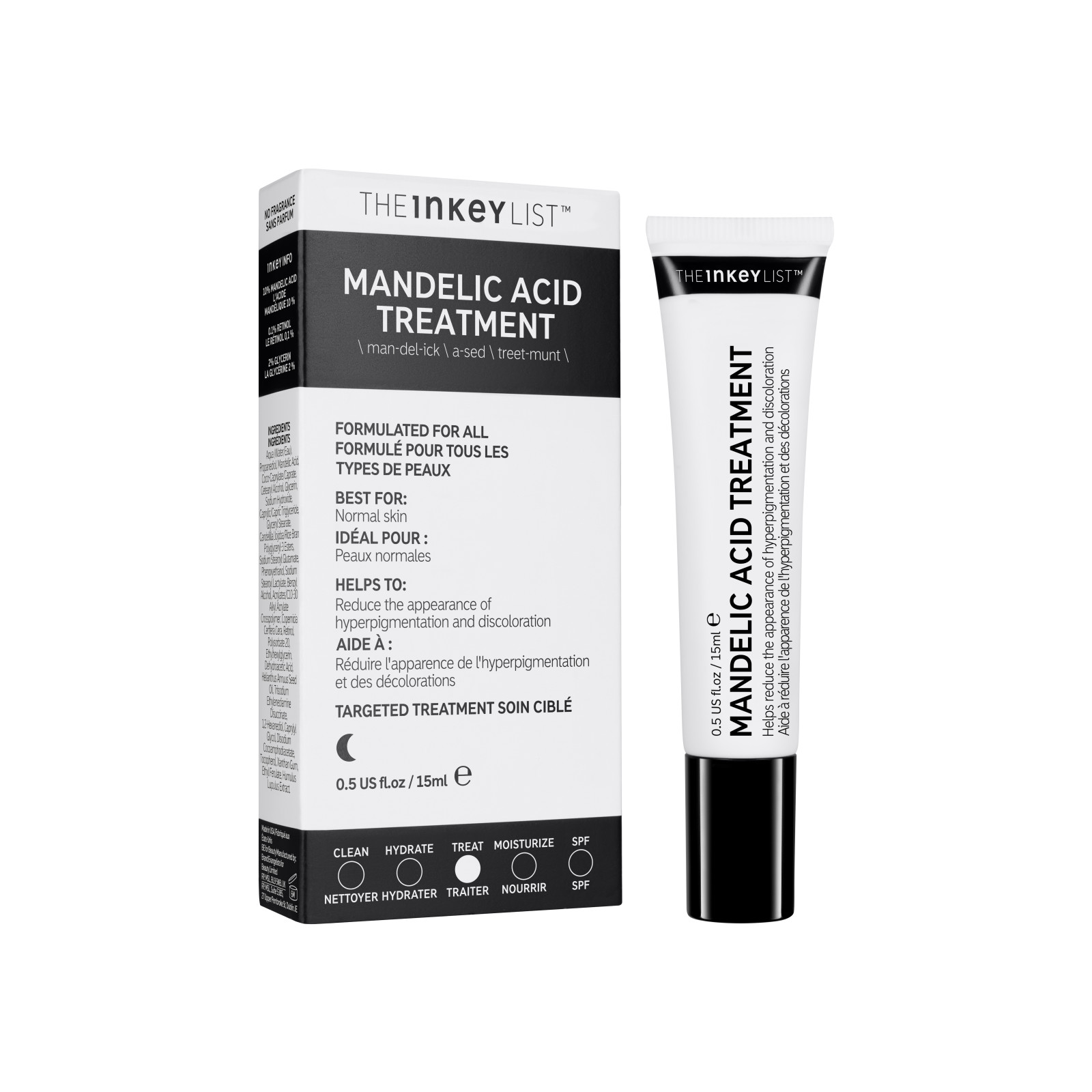 The Inkey List Inkey Mandelic Acid Treatment nattkrem 15ml