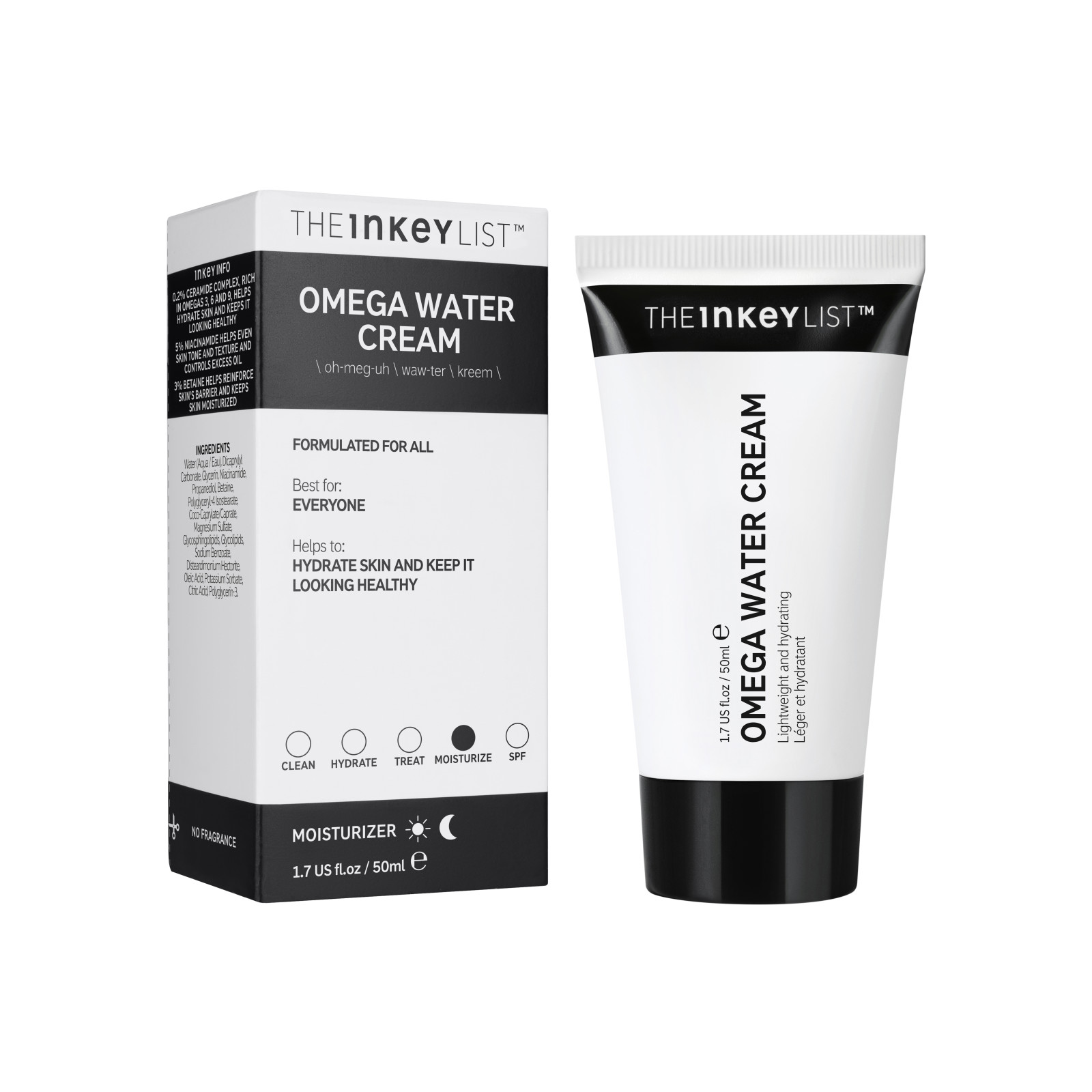 The Inkey List Inkey Omega Water Cream Moisturizer 50ml