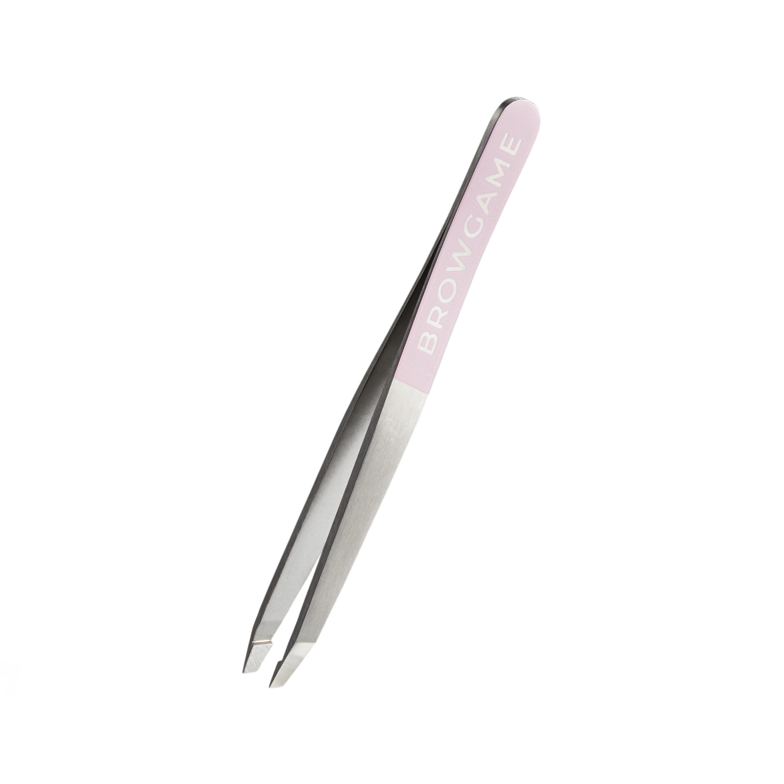 Browgame Cosmetics Original Tweezer Slanted Pink