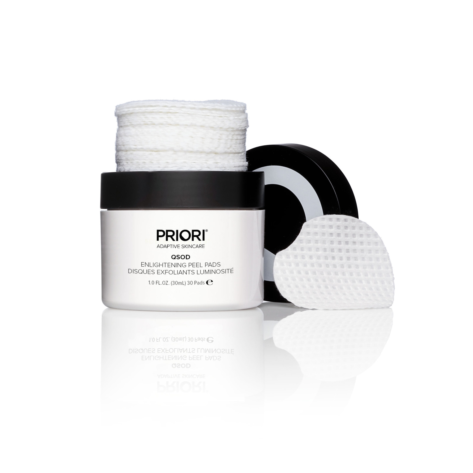 Priori QSOD Enlightening Peel Pads med retinol 30stk