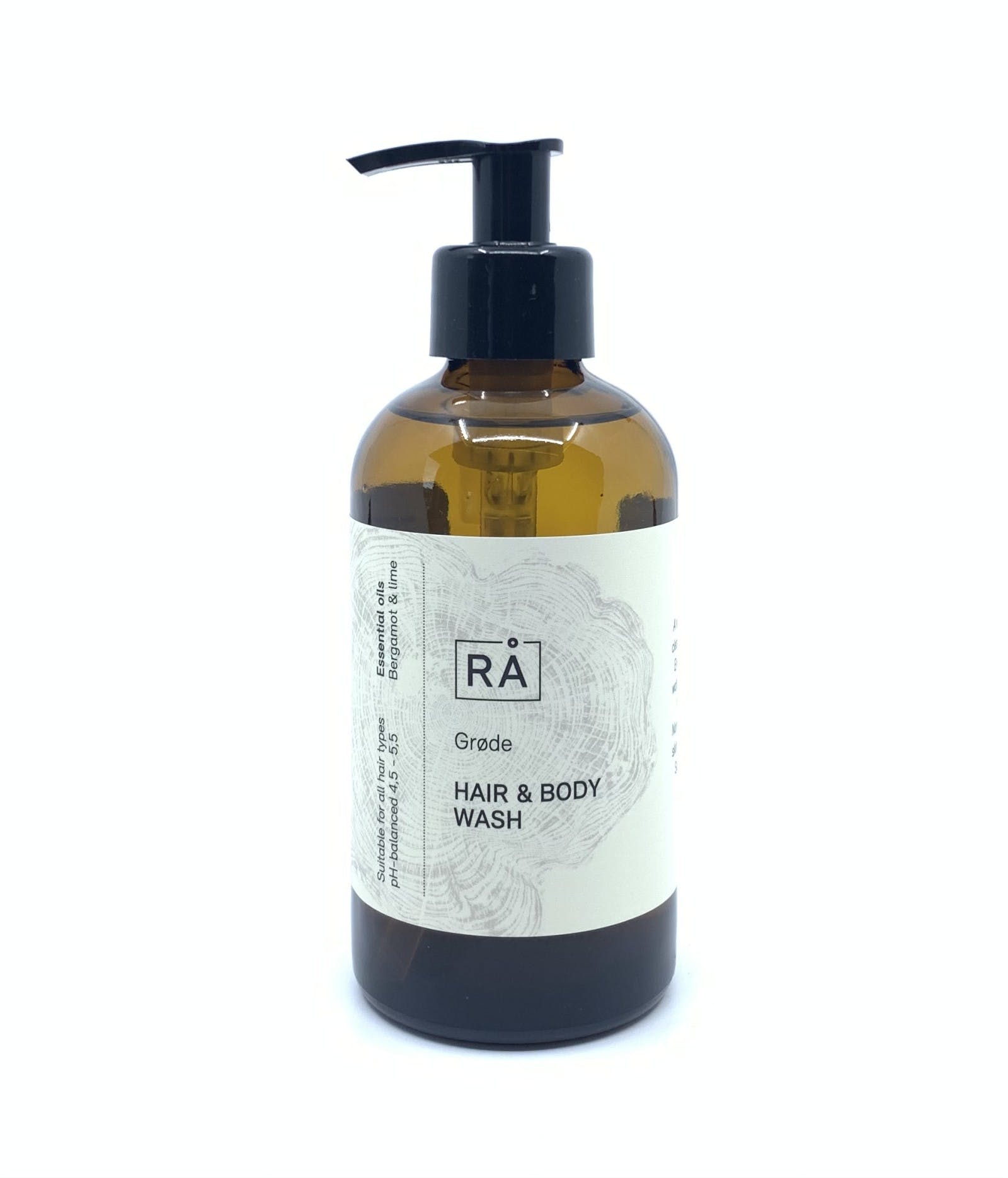 Rå Skincare Grøde Hair And Body Wash Lime 250 ml
