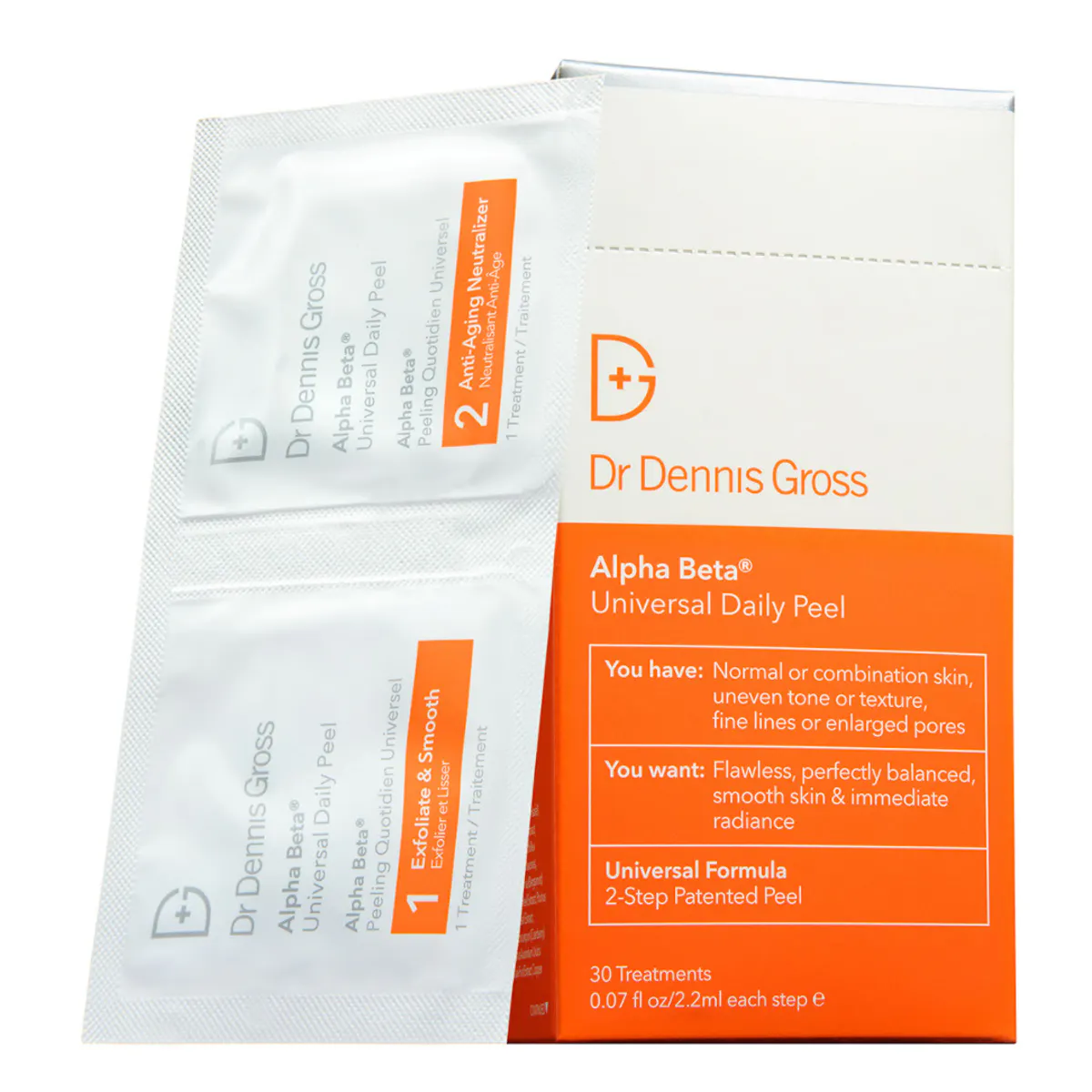 Dr Dennis Gross Alpha Beta Universal Daily Peel 30 Treatments Hudprodukter.no