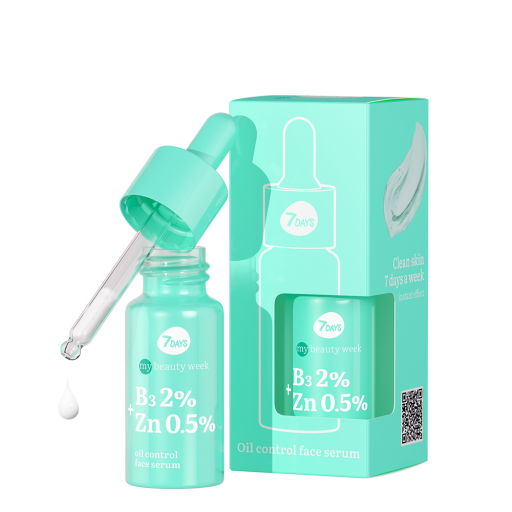 7DAYS My Beauty Week- B3 2%+ZN 0,5% Oil Control Face Serum- 20 ml