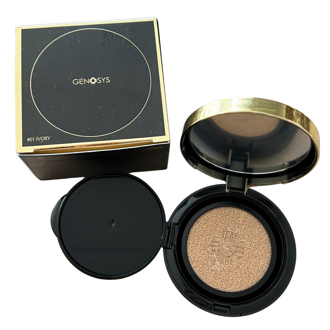 Genosys Skin Caring Blemish Balm Cushion 01 Ivory 15g+15g Refill SPF50