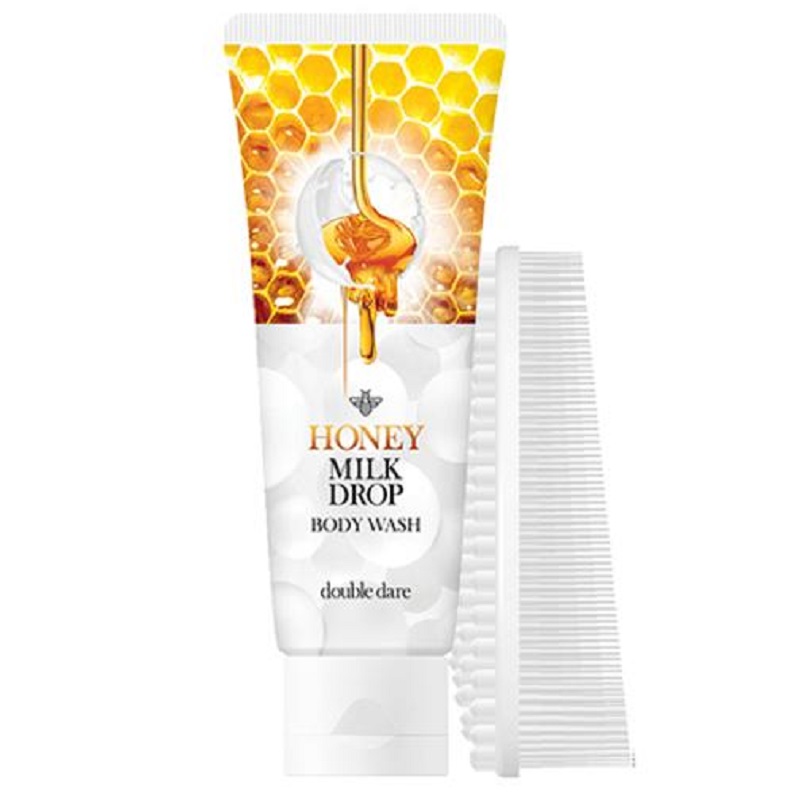 OMG! Honey Milk Drop Body Wash with White I.M. Buddy Tool 150g
