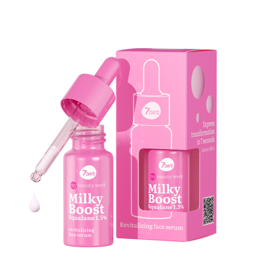 7DAYS MY BEAUTY WEEK Milky Boost Squalane 1,5% Revitalizing Face Serum- 20 ml