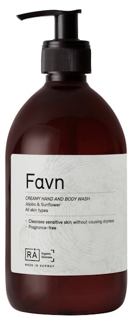 RÅ SKINCARE FAVN CREAMY HAND AND BODY WASH  500ML