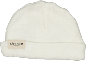 MarMar - Wool Rib Aiko, new born hat, Natural