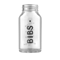 BIBS - Tåteflaske i glass uten flaskesett, 110 ml