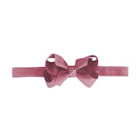 Milledeux - Elastisk Hårbånd Medium Boutique bow #6  - Rosy Mauve