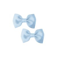 Milledeux - Small Bowtie Bow Pigtail - alligator clip - Bluebell