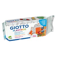 Giotto - Modelleire, lufttørkende 1kg, hvit