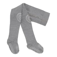 Wool Crawling Tights - Grey Melange fra GobabyGo