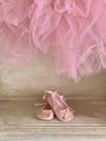 Dolly by Le Petit Tom - Baby Ballerinas with ribbons, pink