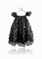 Dolly by Le Petit Tom - Allover Butterflies Tutu Dress - Black