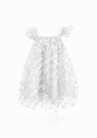 Dolly by Le Petit Tom - Allover Butterflies Tutu Dress - White