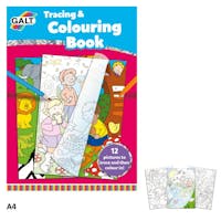 Galt - Fargeleggingsbok - Tracing & Colouring book