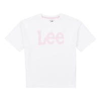 Lee Girls - Wobbly Graphic SS Boxy Tee, Bright White