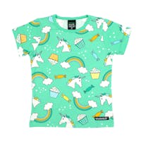 Villervalla - T-shirt S/S, Unicorn - Pear