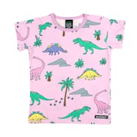 Villervalla - T-shirt S/S, Dino - Bloom
