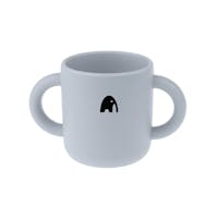 Silikon kopp med håndtak - Grey fra My1ofNorway