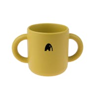 Silikon kopp med håndtak - Mustard fra My1ofNorway