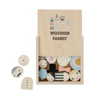 Wooden Family Bricks - fra OYOY Mini